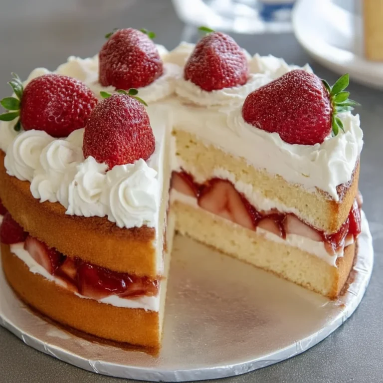 Light Japanese Strawberry Sponge Cake Recipe