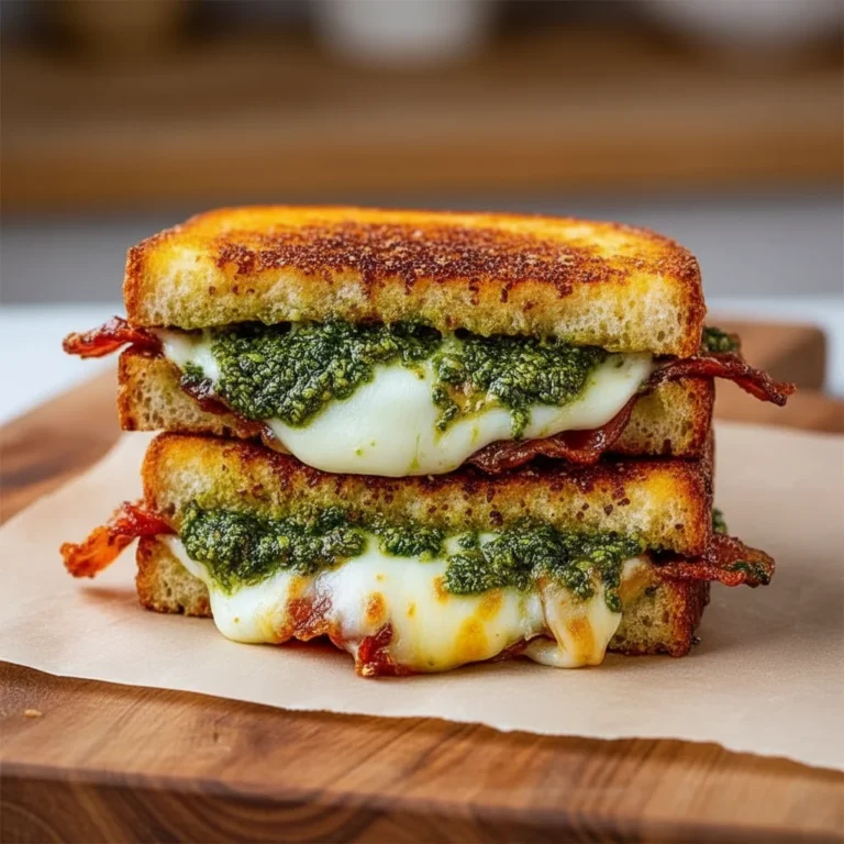 Make This Crispy Pesto Grilled Cheese Recipe