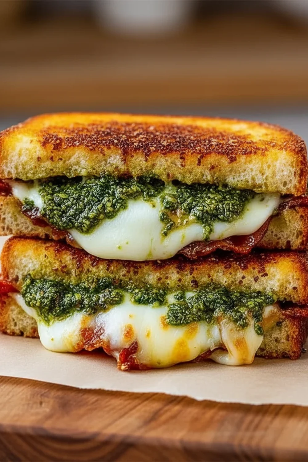 Pesto Grilled Cheese Recipe