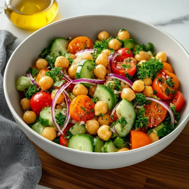 Make This Fresh and Crisp Chickpea Salad Recipe
