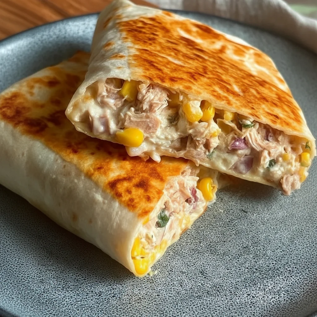 Make This Toasted Tuna Melt Wrap Recipe at Home