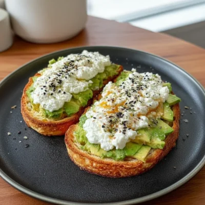 Protein Rich Cottage Cheese Avocado Toast Recipe