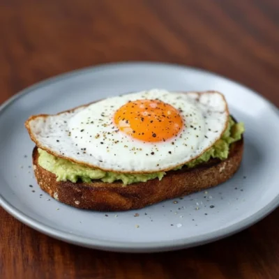 Savory Avocado Toast Fried Egg Recipe for Brunch
