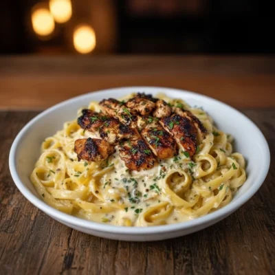 Spicy Blackened Cajun Chicken Alfredo Recipe