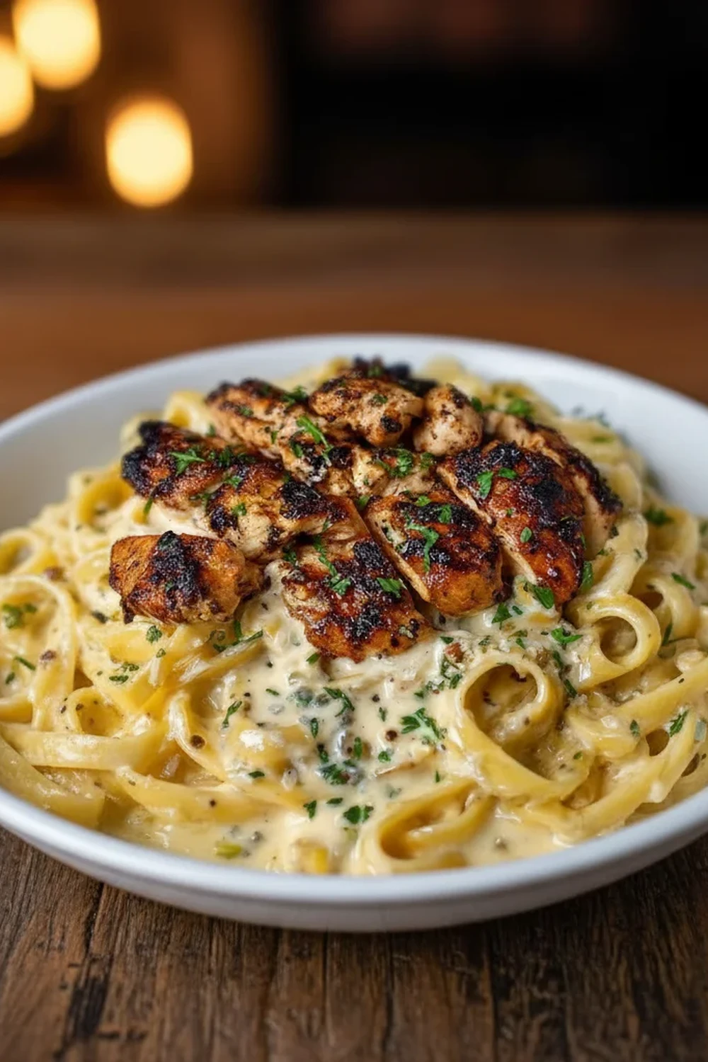 Blackened Cajun Chicken Alfredo Recipe