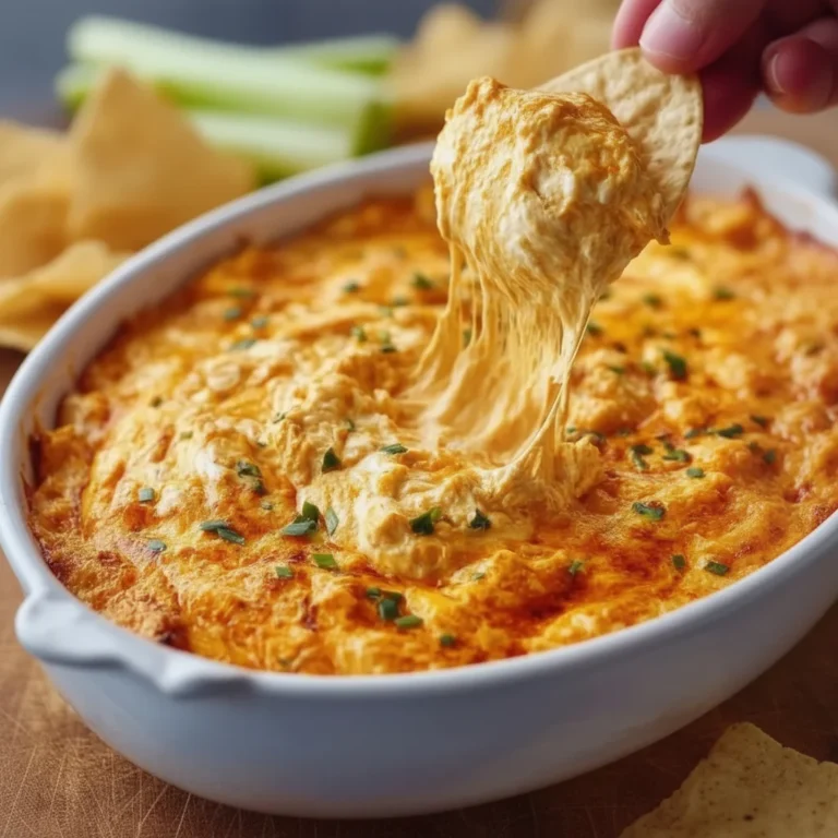 Spicy Buffalo Chicken Dip Recipe for Parties
