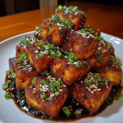 Sticky Crispy Honey Garlic Tofu Recipe to Try