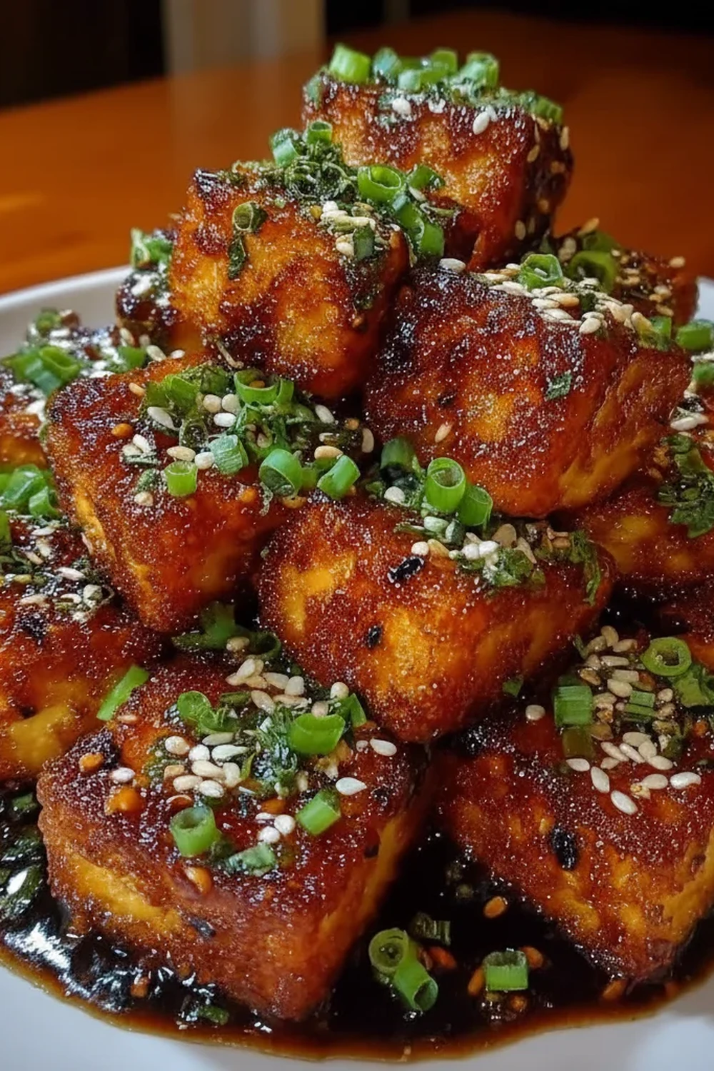 Crispy Honey Garlic Tofu Recipe
