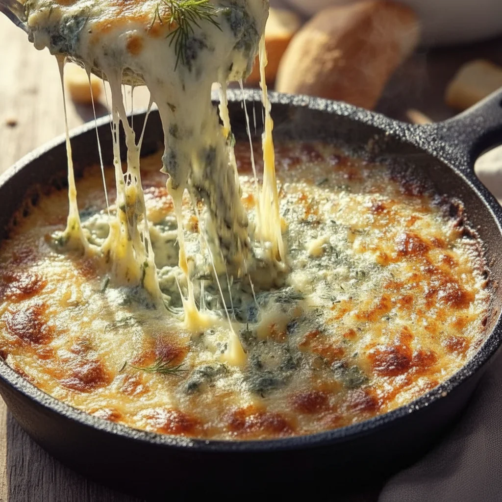 Try This Baked Creamy Spinach Artichoke Dip Recipe