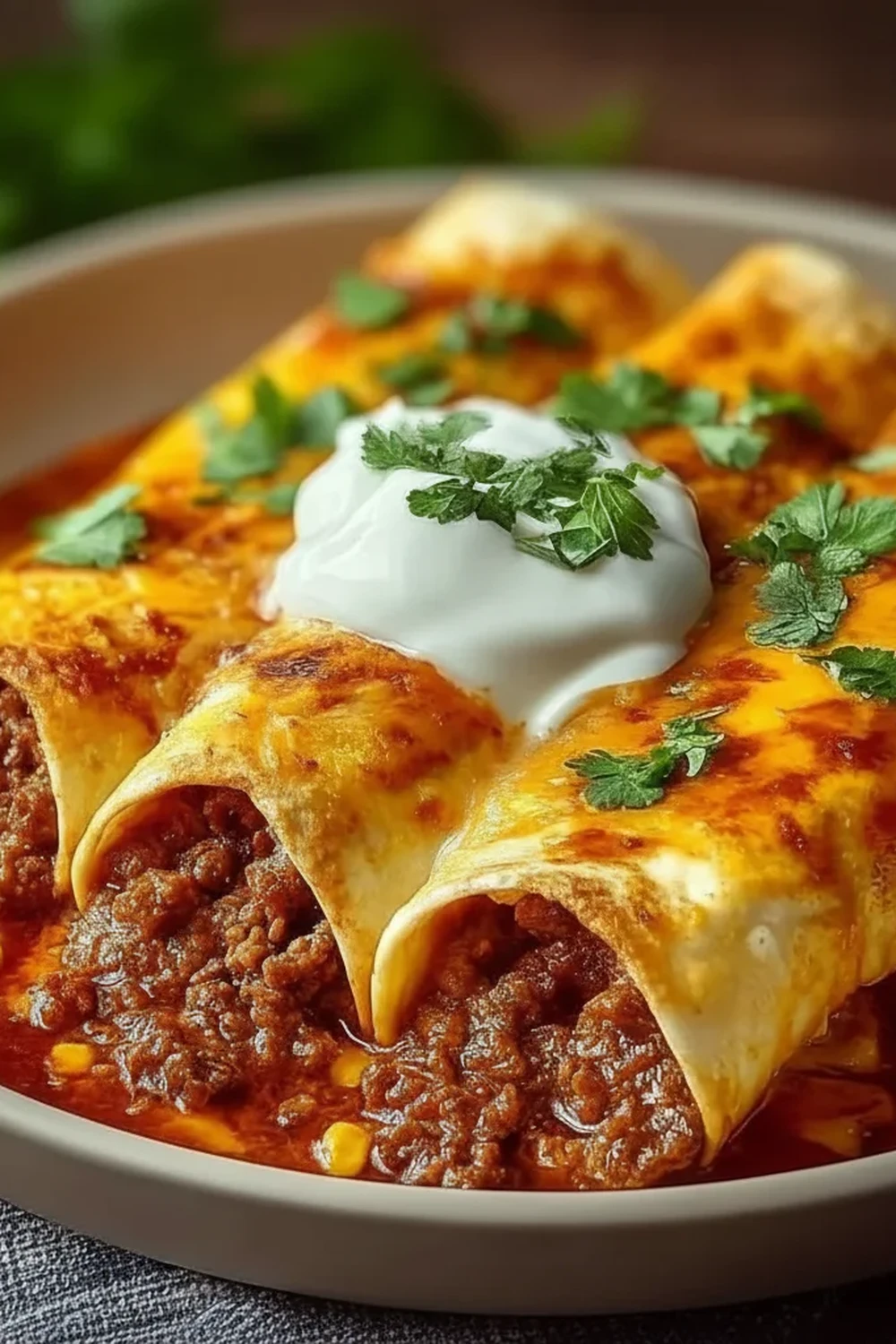 Ground Beef Enchiladas Recipe
