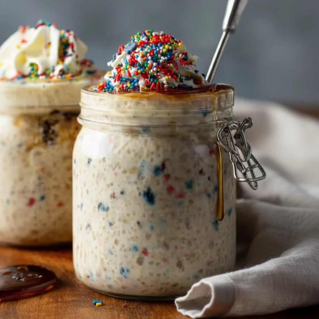 Try This Fun Birthday Cake Overnight Oats Recipe