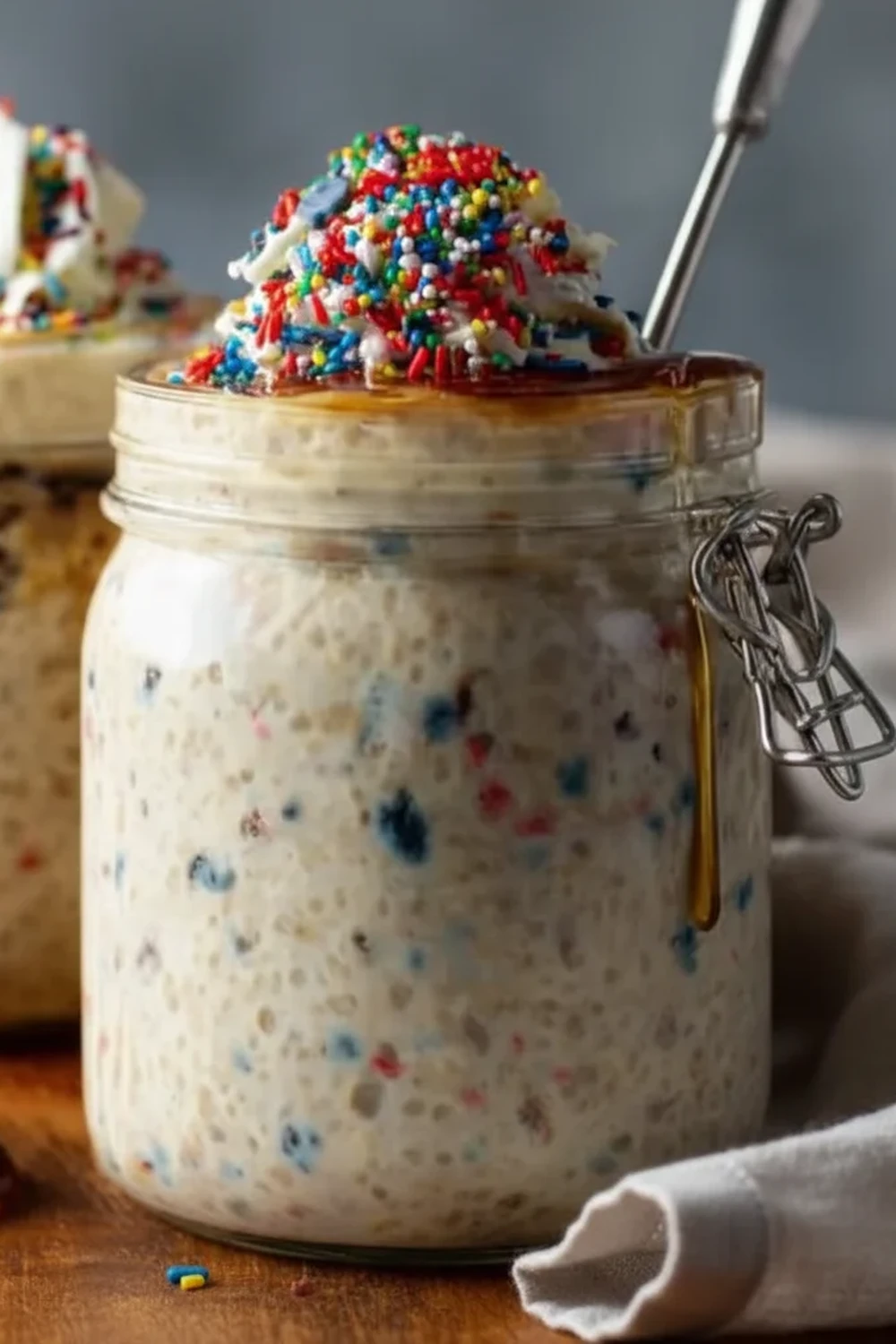 Birthday Cake Overnight Oats Recipe