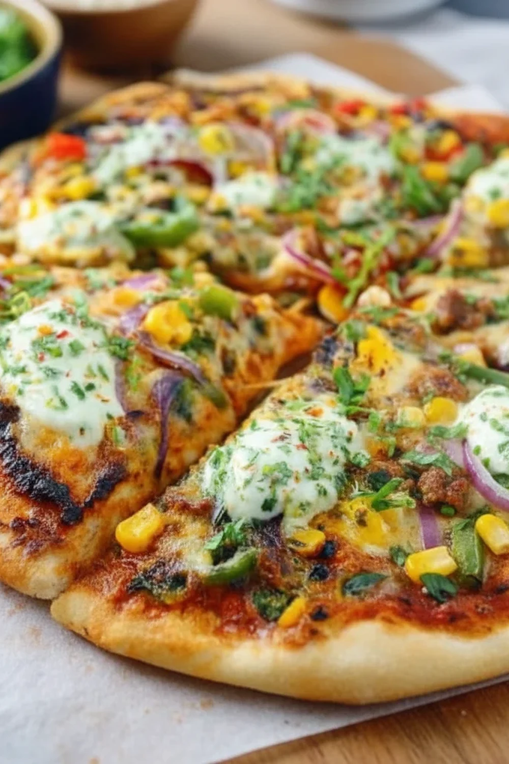 Tandoori Vegetarian Pizza Recipe